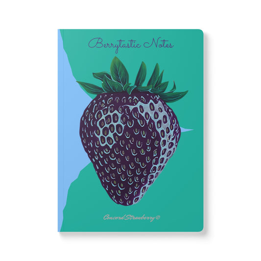 Concord Strawberry© Softcover American Made Wonderful Thoughts Journal (with Inside Prints)