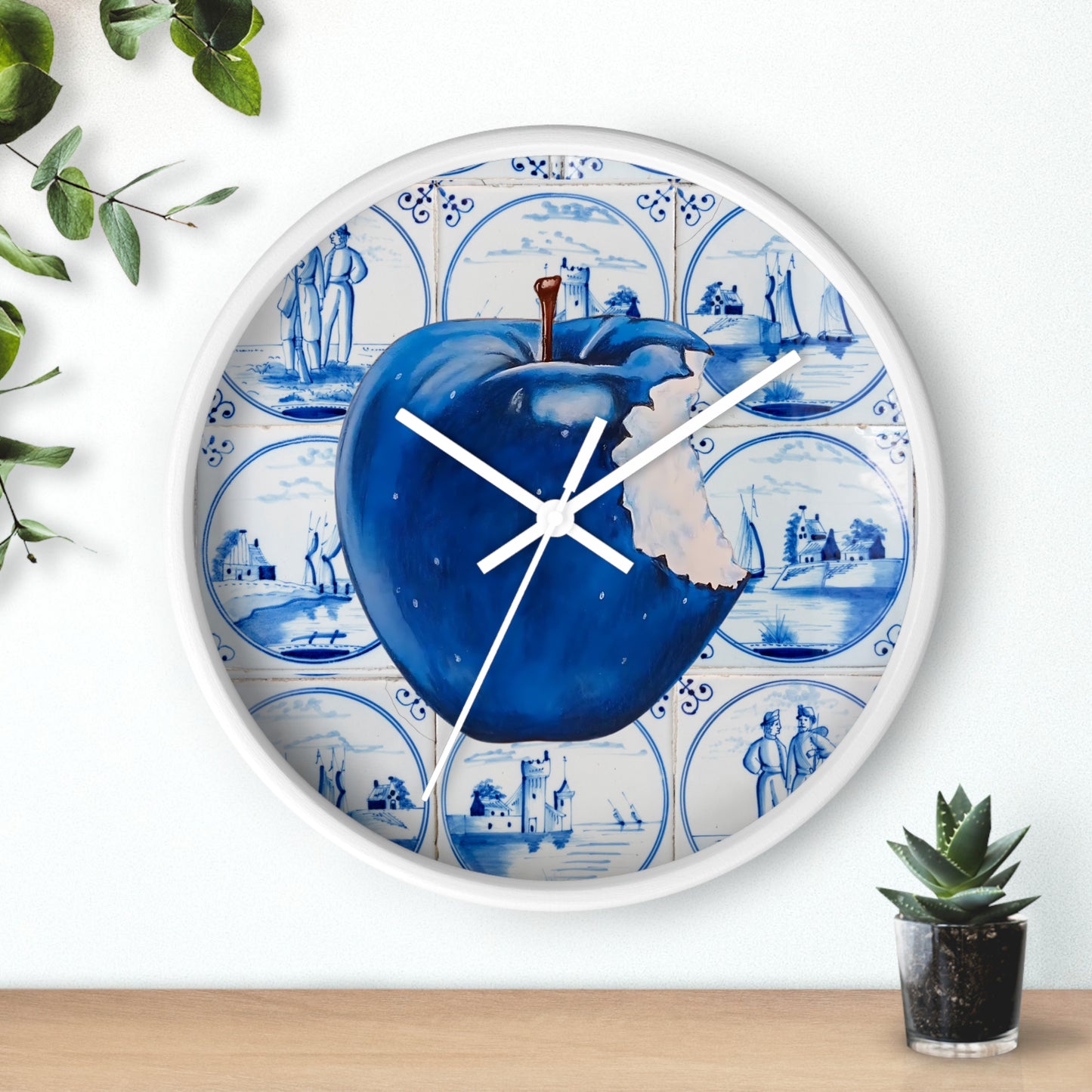 Apple Blue© Wall Clock