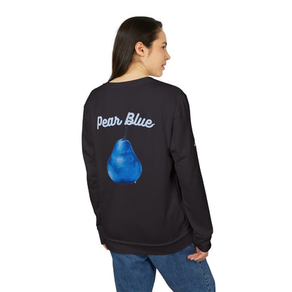 Pear Blue© Luxturnal© Adidas® Unisex Super Soft Deluxe Cozy Fleece Crewneck Sweatshirt