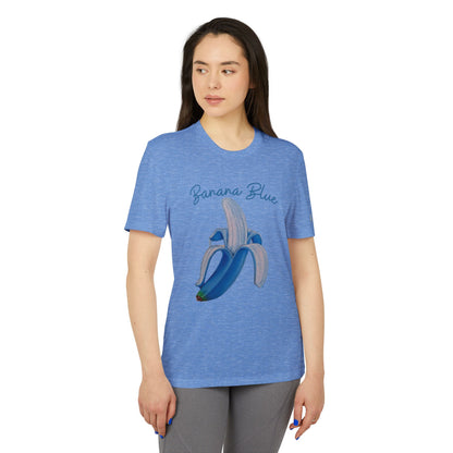 Adidas® Banana Blue© Luxturnal© 50+ UPF Protection Soft Light Comfort Relaxed Deluxe Unisex Sport T-shirt