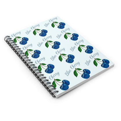 Blue Cherry© Always Perfect Simply Sweet Spiral Notebook - Rule Lined