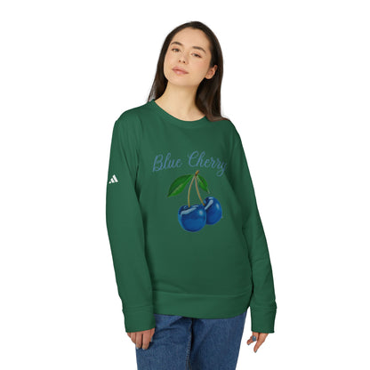 Blue Cherry© Luxturnal© Adidas® Unisex Super Soft Deluxe Cozy Fleece Crewneck Sweatshirt