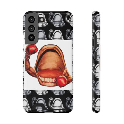 Power Punch© Limited Edition Slim Lightweight DuraFlex© Safe Impact Resistant Phone Case With Card Holder Compatible with iPhone 13, and Samsung Galaxy S21, S22 models