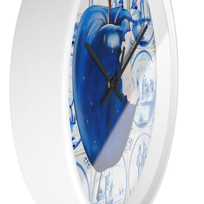 Apple Blue© Wall Clock