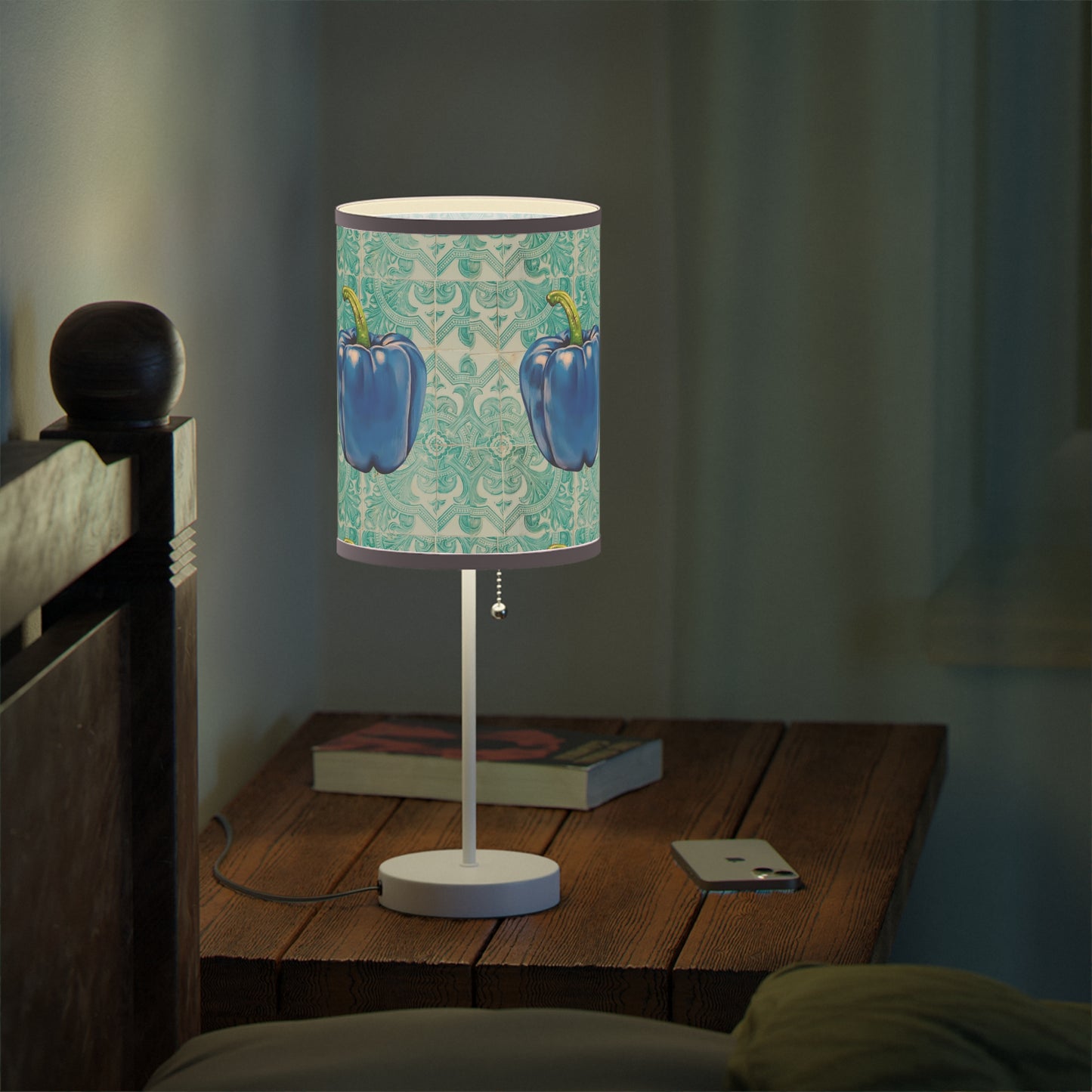 Pepper Blue© Lamp on a Stand, US|CA plug