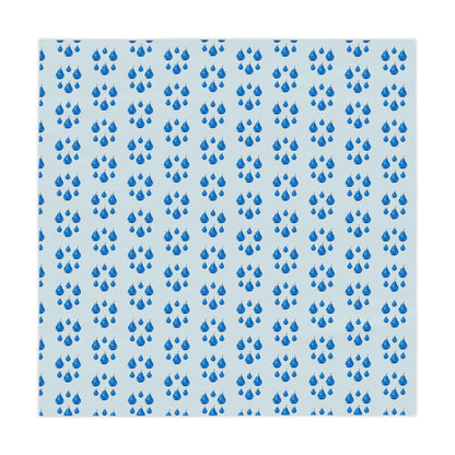 Pear Blue© Pop Deluxe Design Posh Soft And Light Tablecloth In Dove Tail Classic Grey/Blue