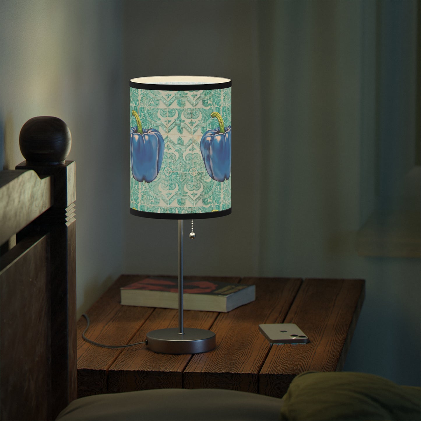 Pepper Blue© Lamp on a Stand, US|CA plug