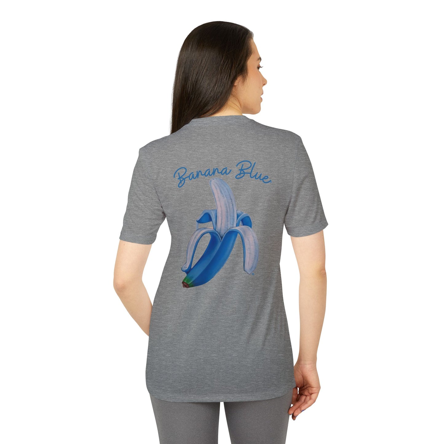 Adidas® Banana Blue© Luxturnal© 50+ UPF Protection Soft Light Comfort Relaxed Deluxe Unisex Sport T-shirt