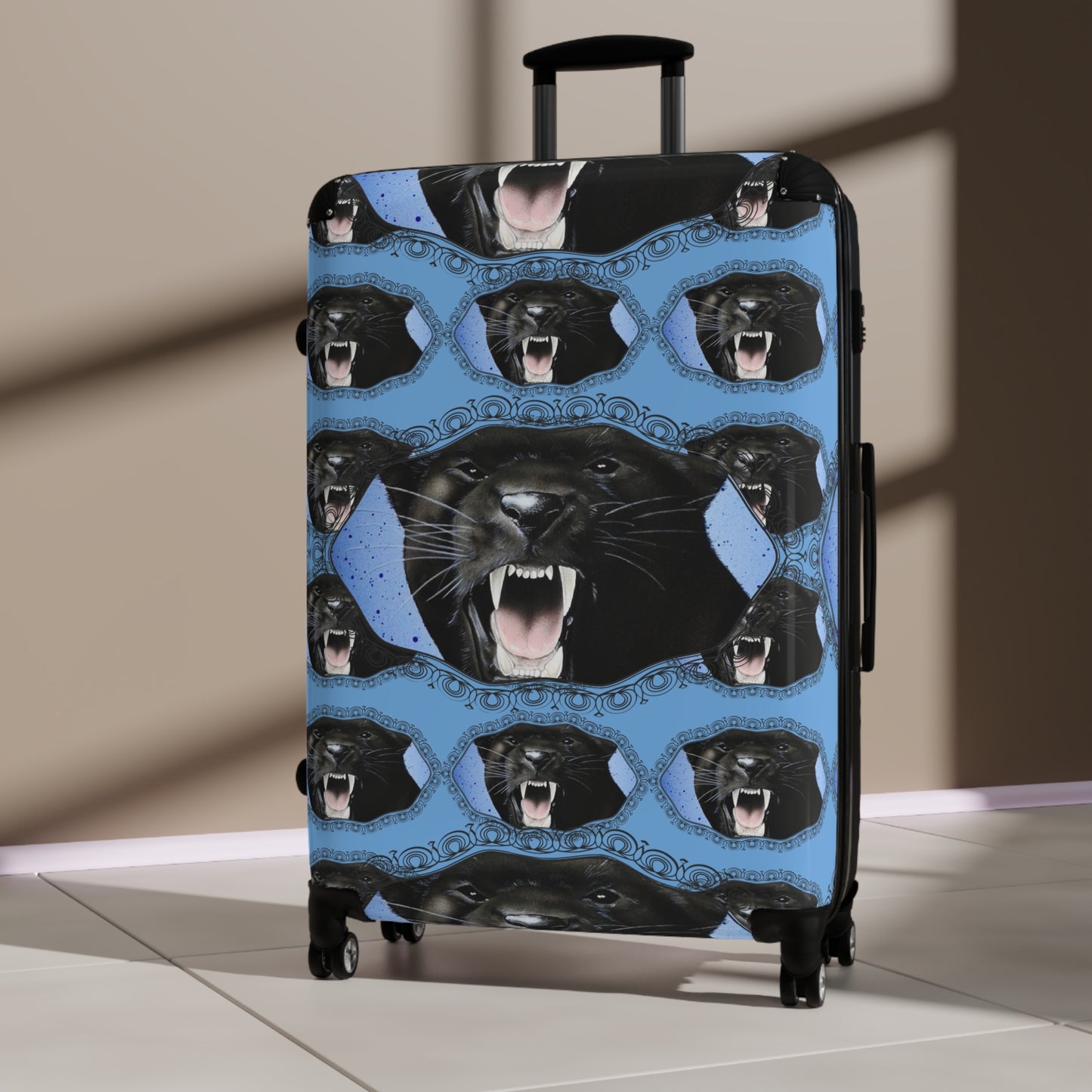 Runway Priority Elite Sure Travel Heavy Duty Easy Clean Anti Damage Suitcase in Panther Roar©