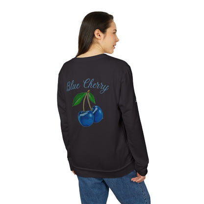 Blue Cherry© Luxturnal© Adidas® Unisex Super Soft Deluxe Cozy Fleece Crewneck Sweatshirt