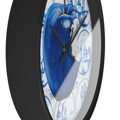 Apple Blue© Wall Clock