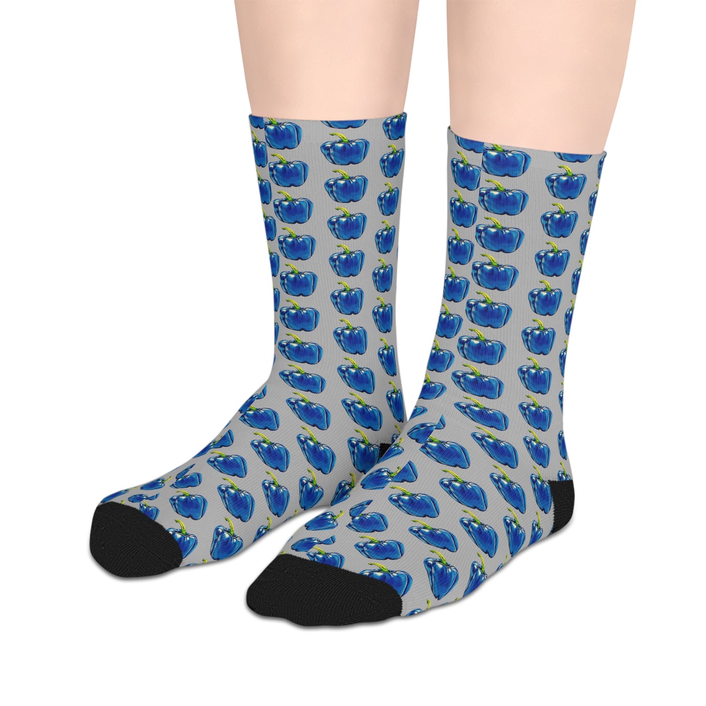 Pepper Blue© Mid-length Socks