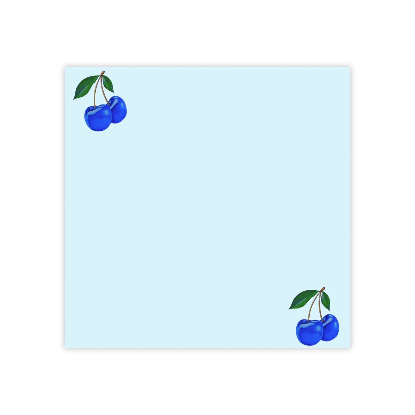 Post-it® Blue Cherry© Note Pads Assembled in the USA