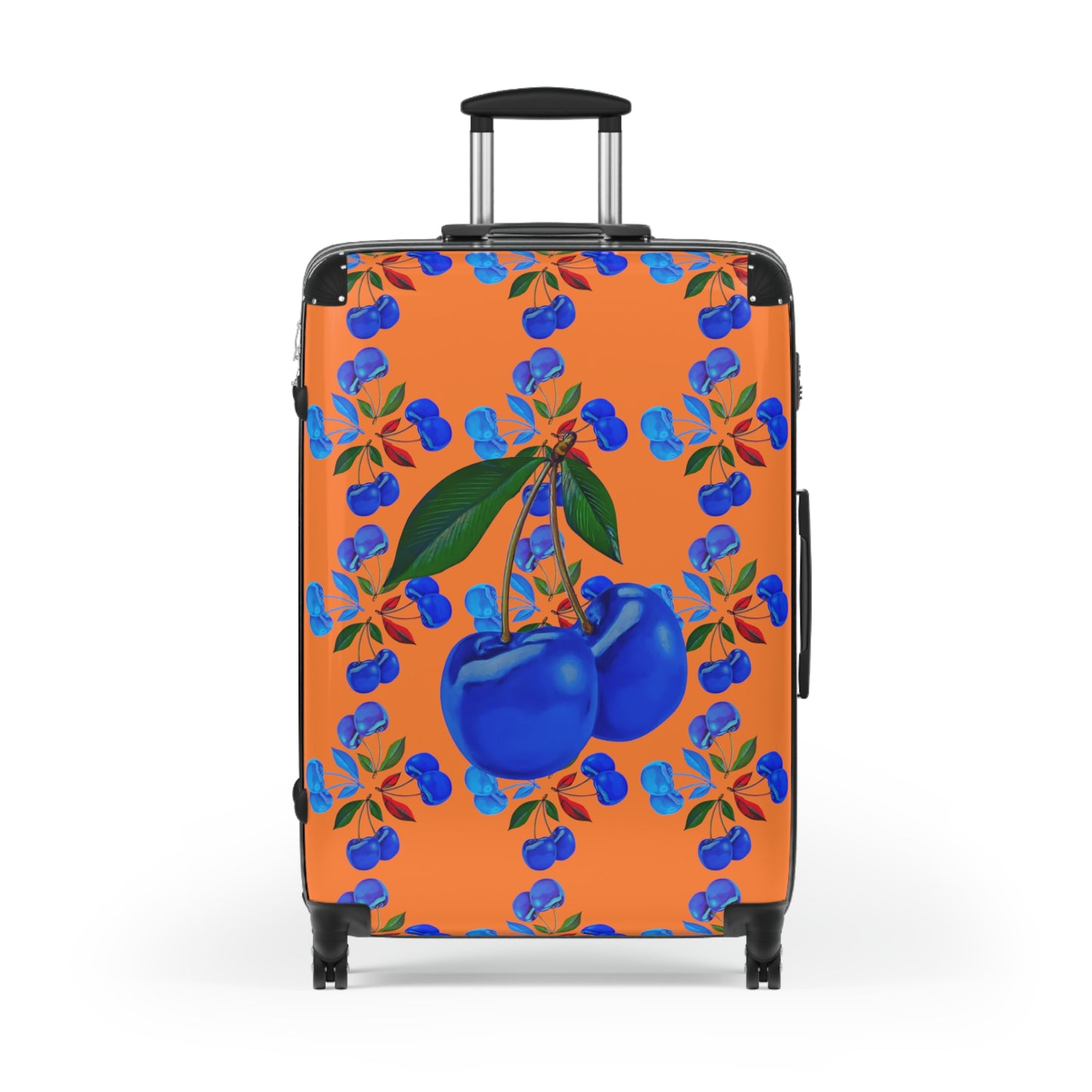 Runway Priority Elite Sure Travel Heavy Duty Easy Clean Anti Damage Suitcase in Blue Cherry©