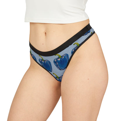 Pepper Blue© Super Soft Euro Deluxe Everyday All Day Active Comfort Women's Thong In NYC Deluxe