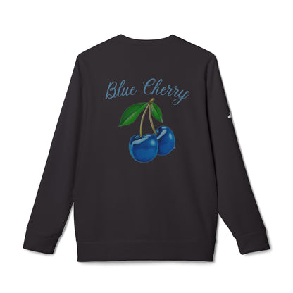 Blue Cherry© Luxturnal© Adidas® Unisex Super Soft Deluxe Cozy Fleece Crewneck Sweatshirt