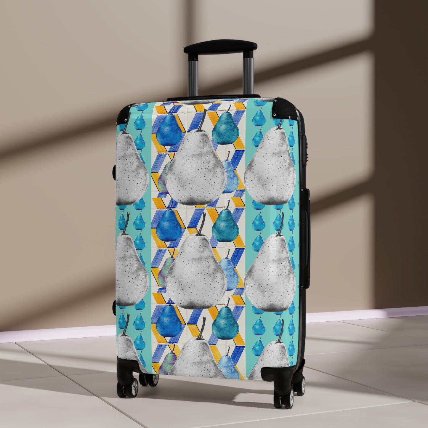 Runway Priority Elite Sure Travel Heavy Duty Easy Clean Anti Damage Suitcase in Pear Blue©