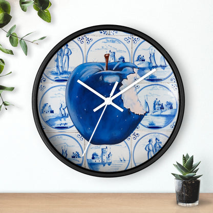 Apple Blue© Wall Clock