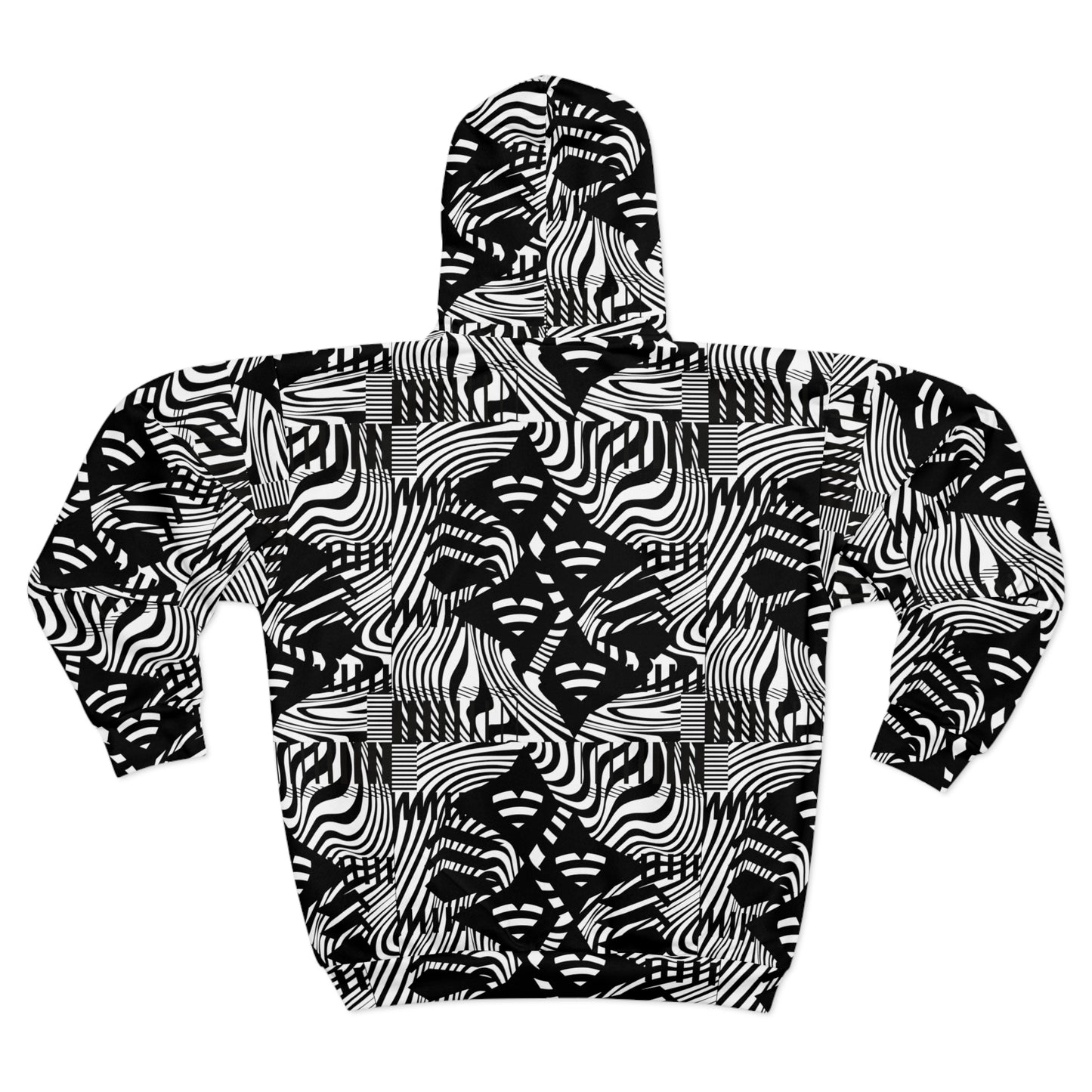 Luxturnal© Limited Edition Simple Soft And Comfort Deluxe Premium Unisex Zip Hoodie In New Zebra Up To 2XL