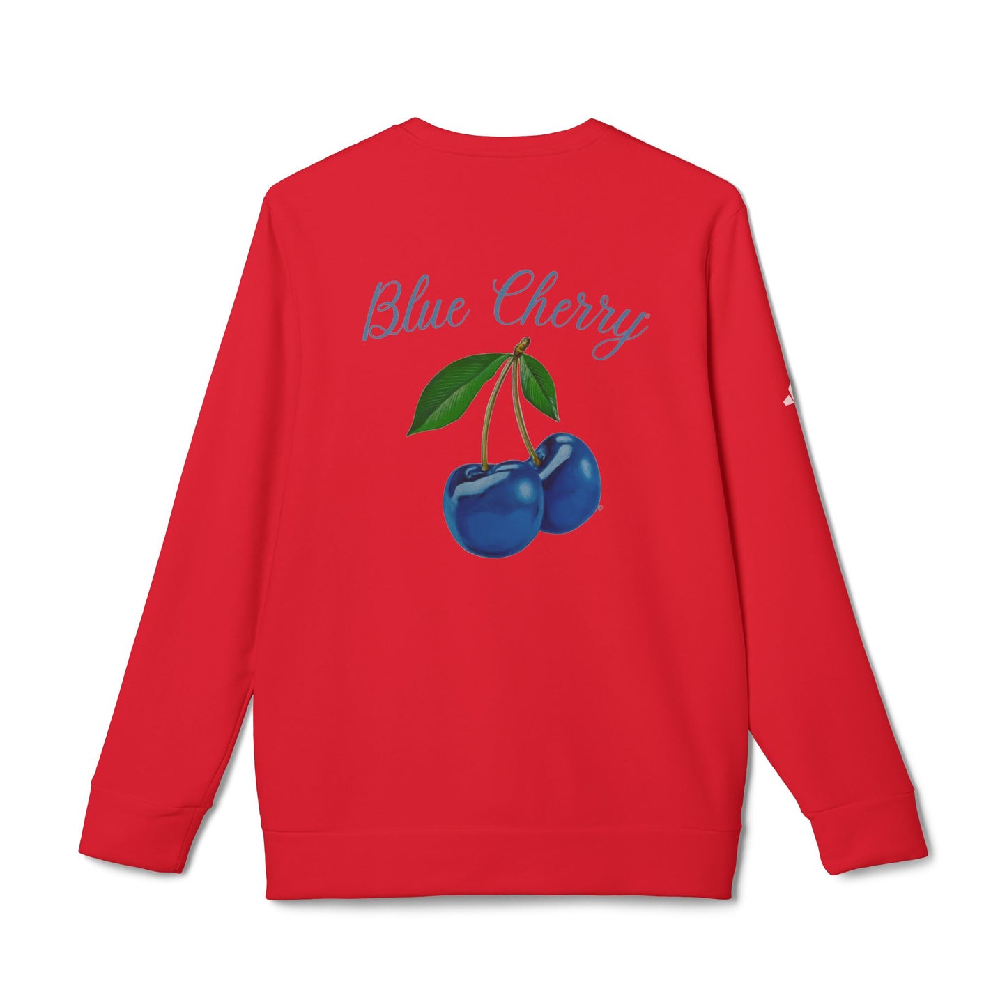 Blue Cherry© Luxturnal© Adidas® Unisex Super Soft Deluxe Cozy Fleece Crewneck Sweatshirt