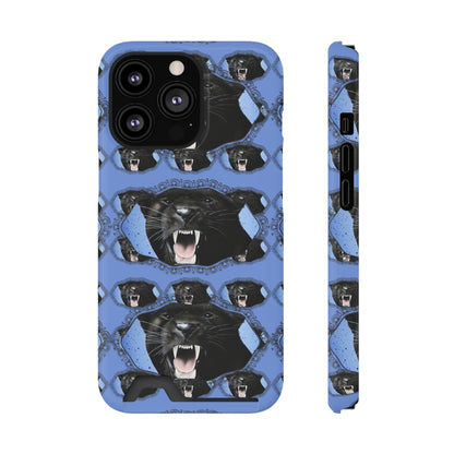 Panther Roar© Limited Edition Slim Lightweight DuraFlex© Safe Impact Resistant Phone Case With Card Holder Compatible with iPhone 13, and Samsung Galaxy S21, S22 models