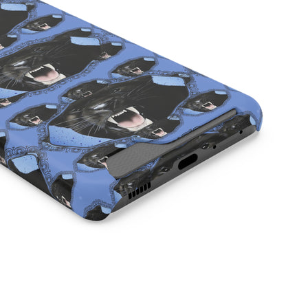 Panther Roar© Limited Edition Slim Lightweight DuraFlex© Safe Impact Resistant Phone Case With Card Holder Compatible with iPhone 13, and Samsung Galaxy S21, S22 models