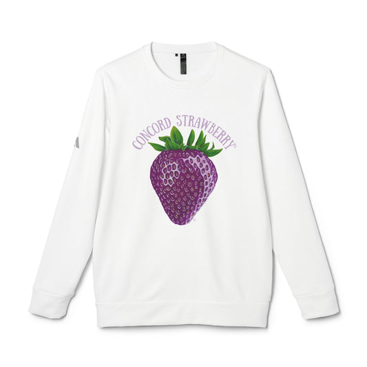 Concord Strawberry© Luxturnal© Adidas® Unisex Super Soft Deluxe Cozy Fleece Crewneck Sweatshirt