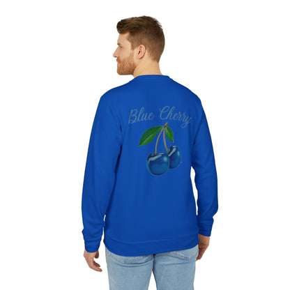 Blue Cherry© Luxturnal© Adidas® Unisex Super Soft Deluxe Cozy Fleece Crewneck Sweatshirt