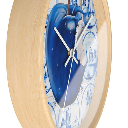 Apple Blue© Wall Clock