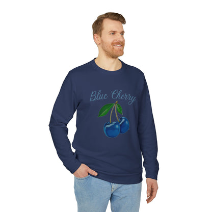 Blue Cherry© Luxturnal© Adidas® Unisex Super Soft Deluxe Cozy Fleece Crewneck Sweatshirt