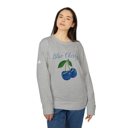 Blue Cherry© Luxturnal© Adidas® Unisex Super Soft Deluxe Cozy Fleece Crewneck Sweatshirt