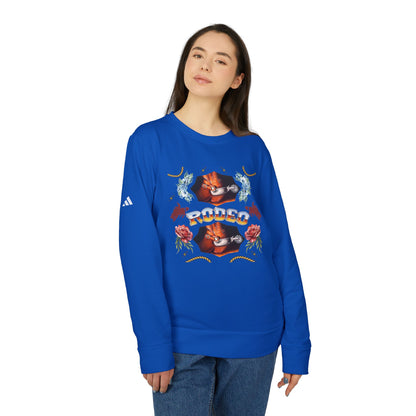 Rodeo© Luxturnal© Adidas® Unisex Super Soft Deluxe Cozy Fleece Crewneck Sweatshirt Up To 4XL