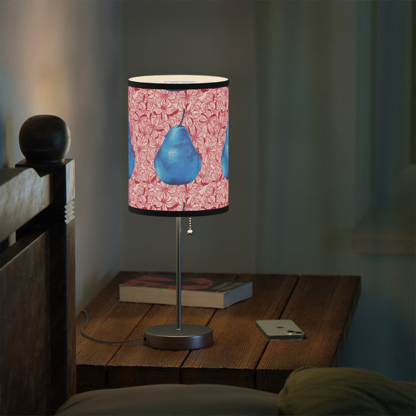 Pear Blue© Lamp on a Stand, US|CA plug