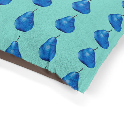 Pear Blue© Luxturnal Deluxe Feather Soft Fleece Easy Clean Anti Stain Comfort Soft Pet Bed