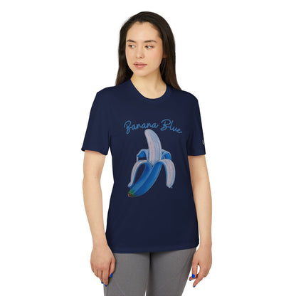 Adidas® Banana Blue© Luxturnal© 50+ UPF Protection Soft Light Comfort Relaxed Deluxe Unisex Sport T-shirt