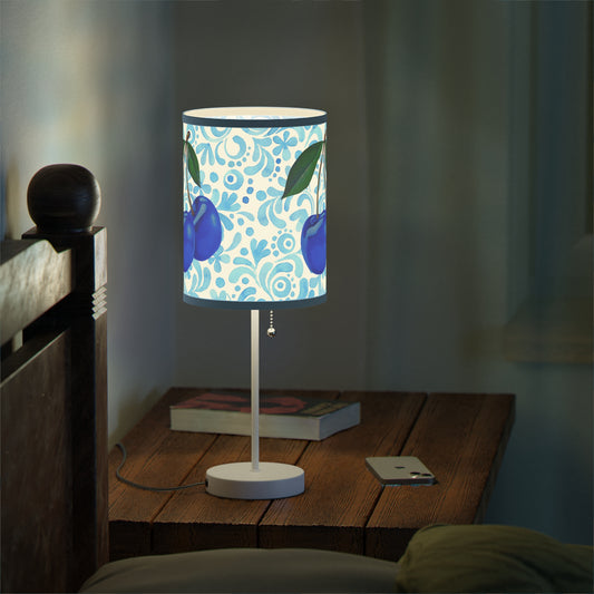 Blue Cherry© Lamp on a Stand, US|CA plug