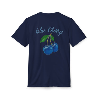 Adidas® Blue Cherry© Luxturnal© 50+ UPF Protection Soft Light Comfort Relaxed Deluxe Unisex Sport T-shirt