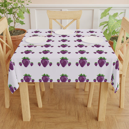 Concord Strawberry© Pop Deluxe Design Posh Soft And Light Tablecloth In Little Lavender Lilly