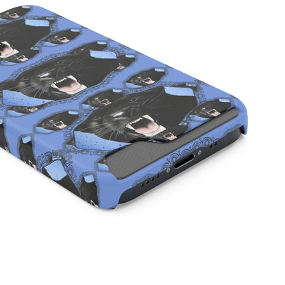 Panther Roar© Limited Edition Slim Lightweight DuraFlex© Safe Impact Resistant Phone Case With Card Holder Compatible with iPhone 13, and Samsung Galaxy S21, S22 models