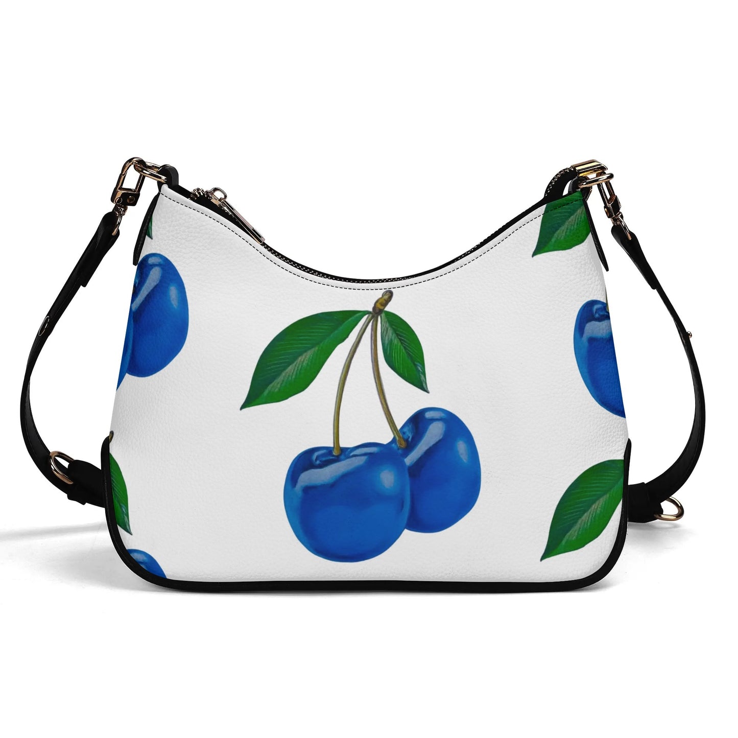 Blue Cherry© Lady Euro Soft PU Cross-body Bag With Chain Decoration