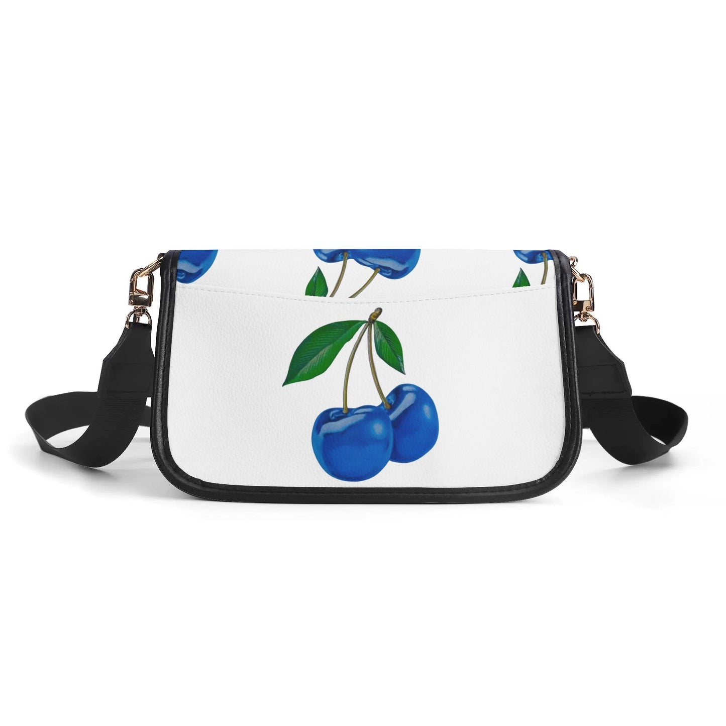 Luxury Blue Cherry© Women's PU Chain Shoulder bags