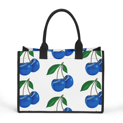 Blue Cherry© Premium Canvas Tote Bag（3 layers）