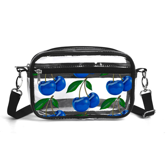 Blue Cherry© Clear Fashion Waterproof Transparent Bag