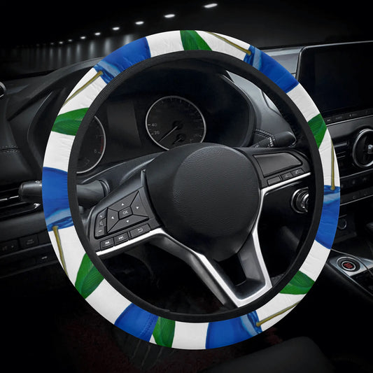 Blue Cherry© Car Steering Wheel Cover