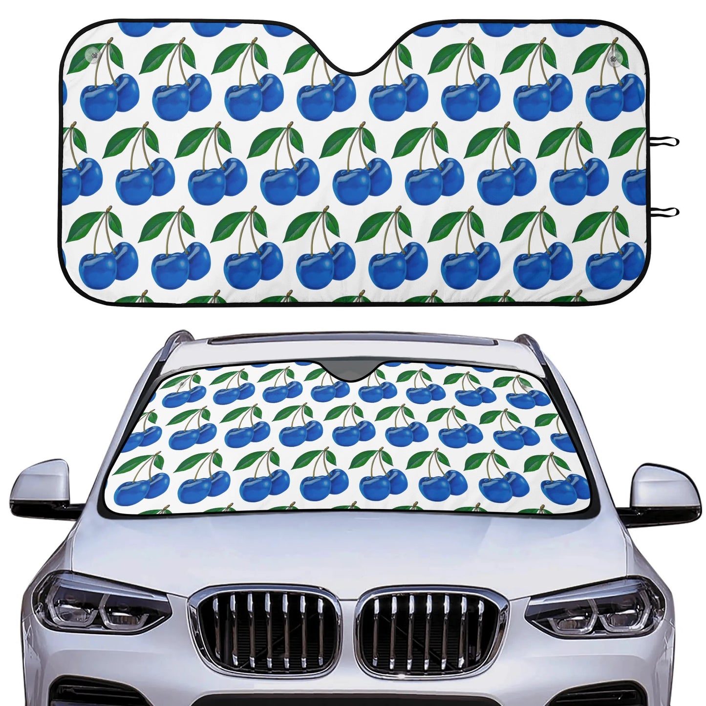 Blue Cherry© Super Teck Car Sunshade