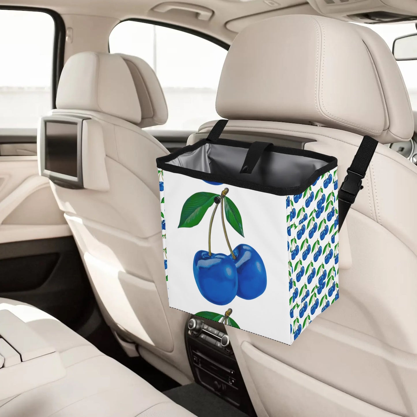 Blue Cherry© Super Sturdy Hanging Storage Trash Car Organizer Bag