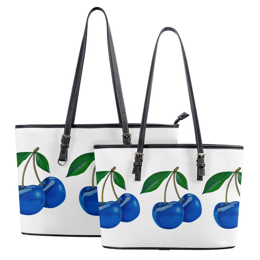 Blue Cherry© It Gal PU Leather Tote Bag