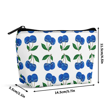 Blue Cherry© Style and Fun 300D Zipper Wristlet Bag