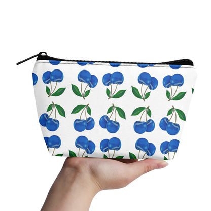 Blue Cherry© Style and Fun 300D Zipper Wristlet Bag