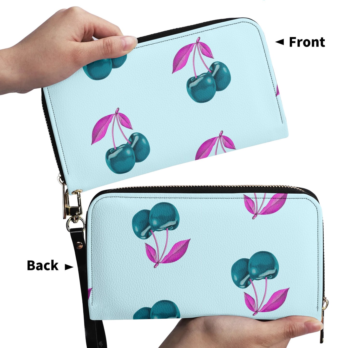 Blue Cherry© Limited Edition Pop Upgraded 2.0 PU Leather Wallet